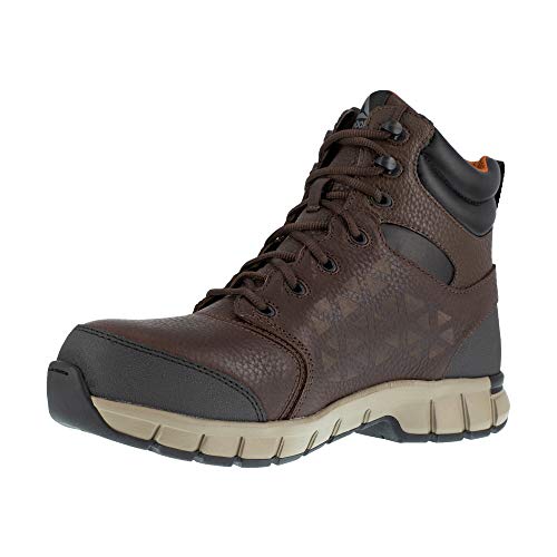 【中古】【未当て嵌める・未開封品】[リーボック] Men\u0027s Sublite Cushion Work Athletic 6インチ Work Boot (7.5 M US, Brown) その他-靴