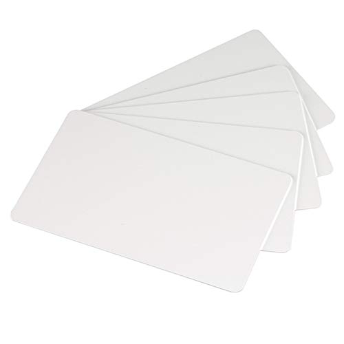 【中古】【未使用・未開封品】プレミアムホワイトブランクプラスチックCR80 30ミルPVCカード IDバッジプリンター用 500枚パック