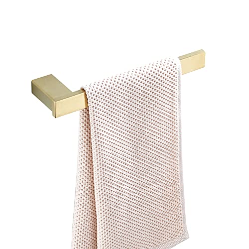 【中古】【未使用・未開封品】BATHSIR ゴールドタオルホルダー バスルームハンドタオルリング つや消し真鍮 タオルバー 壁取り付け ステンレススチール|AJIMURA-SHOP