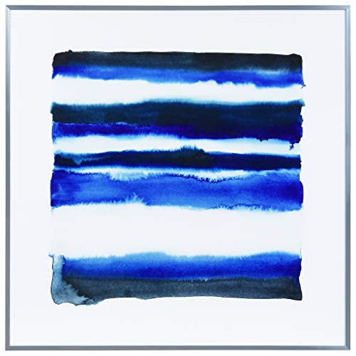 【中古】【未使用・未開封品】Empire Art Direct 抽象ウォールアート リバースプリントガラスと陽極酸化アルミニウム ローズゴールドフレーム コンテンポラリー すぐに掛けら