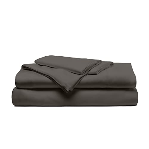 【中古】【未使用・未開封品】Cariloha Resort 竹シーツ 4ピース ベッドシーツセット ? 豪華なサテン織り ? 竹の寝具から100％ビスコース キング ブラック