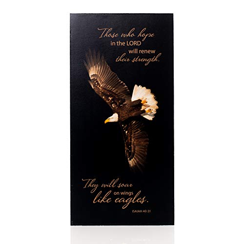 【中古】【未使用・未開封品】Dicksons Renew Their Strength Isaiah 40:31 イーグル 4 x 8 木製装飾壁飾り額