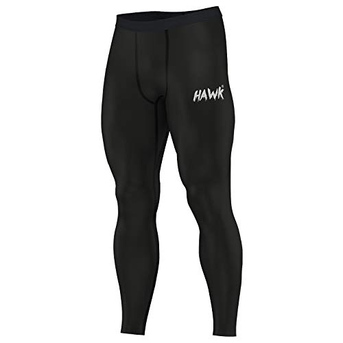 【中古】【未使用・未開封品】Hawk Sports メンズ 着圧パンツ ベースレイヤー ランニング ワークアウト ムエタイ 柔術 MMA BJJ スパッツ レギンスタイツ メンズ 34 Waist ブ
