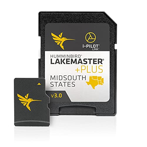 【中古】【未当て嵌める・未開封品】Humminbird 600009-8 レイクマスター ミッドサウス 省 つけ加える V3 デジタル GPS 軍用地図 マイクロ歌留多