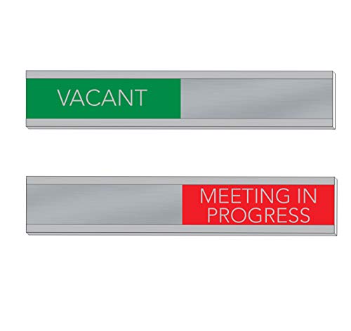 【中古】【未使用・未開封品】Vacant/Meeting in Progress スライダーサイン 10インチ x 2インチ 16,916円