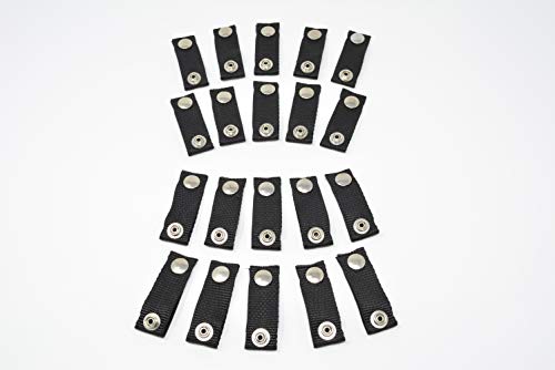 【中古】【未使用・未開封品】Sero Innovation ボートカバー スナップエクステンダー ブラック 拡張サイズ 1.5インチ フィンガーループ内蔵 ボートキャンバスの寿命を延ばす 2