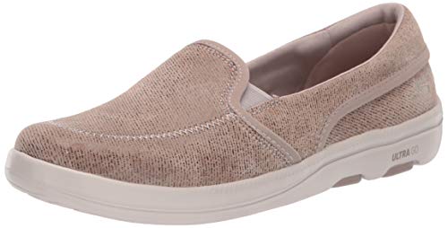 【中古】【未使用・未開封品】Skechers レディース On-The-go Bliss-16526 ローファー フラット US サイズ: 7.5 カラー: ベージュ