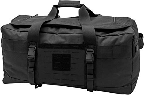 【中古】【未当て嵌める・未開封品】天使の都市 Police Gear Expedition キャリーオンサイズ 旅する用ダッフルバッグ バックパックストラップ付き添い人 黒いこと 靴-その他