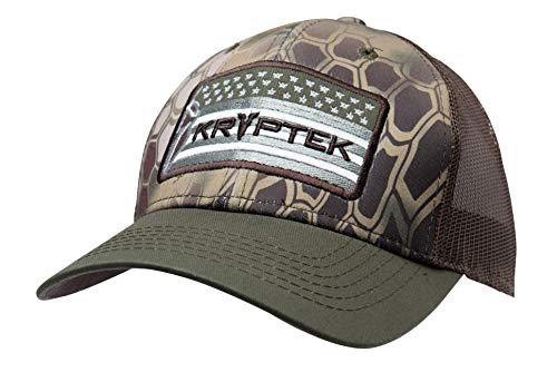 【中古】【未使用・未開封品】Kryptek フラッグ 迷彩 トラッカーハット X-Large|AJIMURA-SHOP