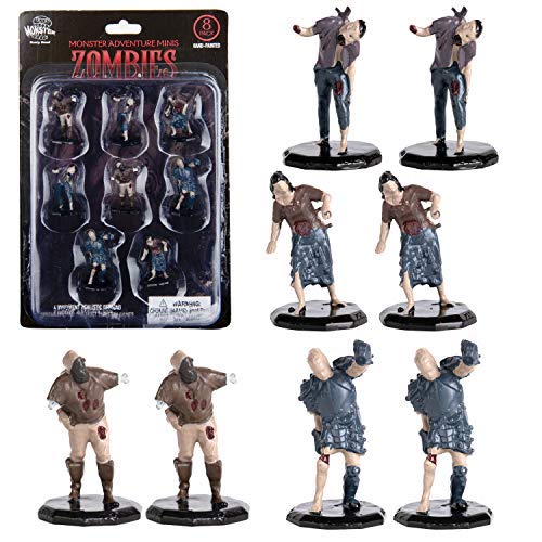 【中古】【未使用・未開封品】8個のペイントされたファンタジーゾンビミニフィギュア - すべてユニークなデザイン - 1インチ六角サイズ DNDダンジョンズ&ドラゴンズ&パスファ｜AJIMURA-SHOP