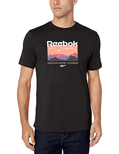 【中古】【未使用・未開封品】Reebok トレイルサンセット Tシャツ S ブラック|AJIMURA-SHOP