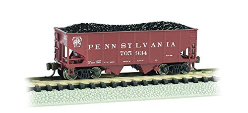 【中古】【未使用・未開封品】Usra 55トン 2ベイホッパー - PRR #705934 (トスカーナレッド) - Nスケール|AJIMURA-SHOP