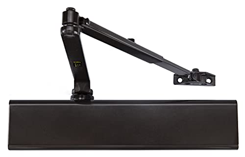 【中古】【未使用・未開封品】LYNN Hardware 高耐久 デザイナー 商業用ドアクローザー DC8016 (US26D アルミニウム仕上げ) 表面実装 グレード1 鋳造アルミ UL3時間 耐火性 ADA