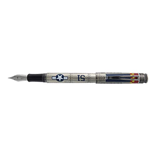 【中古】【未当て嵌める・未開封品】Retro 51 Tornado Fountain Pen, P-51 Mustang, 1.1粍 Nib (VRF-1343)