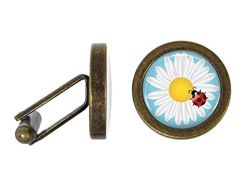 【中古】【未使用・未開封品】Oakmont カフスボタン デイジーのカフスボタン てんとう虫 (角度付きエディション)｜AJIMURA-SHOP