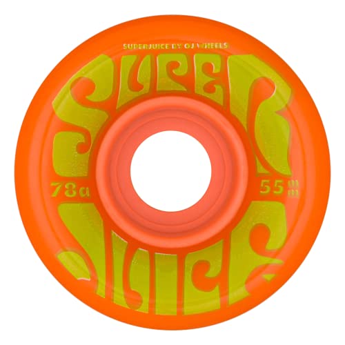 【中古】【未使用・未開封品】OJ III スケートボードクルーザーホイール ミニスーパージュース オレンジ 55mm 78A｜AJIMURA-SHOP