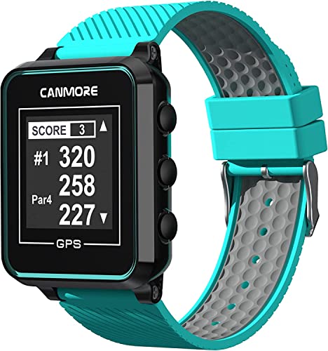 【中古】【未当て嵌める・未開封品】CANMORE TW353 ゴルフ GPS ご覧なさる メンズ レディース 高対照液晶見せびらかす 分野40,000以上のプリロードコース 軽さ ゴルフに止むを得ずな