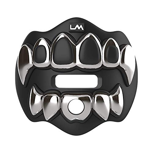【中古】【未当て嵌める・未開封品】Loudmouth フットボールマウスガード | 3Dクロムグリルズ 成年者\u0026ユースマウスガード | 運動競技用二十日鼠天下太平 | 最大限度のエアフローマウスガード |