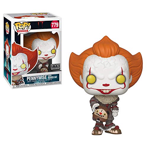 【中古】【未使用・未開封品】Funko - Figurine It Movie Chapter 2 - Pennywise W/ Beaver Hat Limited Pop 10cm - 0889698406291