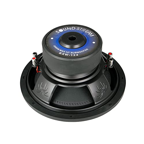 【中古】【未使用・未開封品】Soundstream BXW-124 12インチ 800W RMS デュアル4オーム サブウーファー
