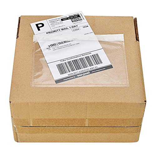 【中古】【未使用・未開封品】9527 Product クリア 粘着式 上から貼るパッケージリスト 7.5&times;5.5インチ 小包用ラベル 封筒 パウチ｜AJIMURA-SHOP