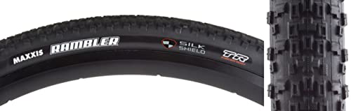 【中古】【未当て嵌める・未開封品】Maxxis Rambler 銀輪用タイア 700x40C 折りたたみ式 チューブレスレディ デュアル 絹地遮蔽物 60TPI 黒いこと 肺結核00200500