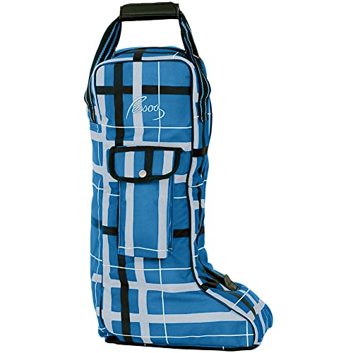 【中古】【未使用・未開封品】Pessoa Alpine 1200D ブーツバッグ (ブルーベリー/クレイ格子縞、長さ24.5x幅8.5奥行10インチ)