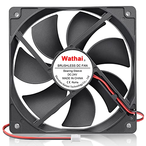 【中古】【未当て嵌める・未開封品】Wathai 120x120x25粍 120粍 24v DC 毛はらい受け答え落ち居る入れもの気違い