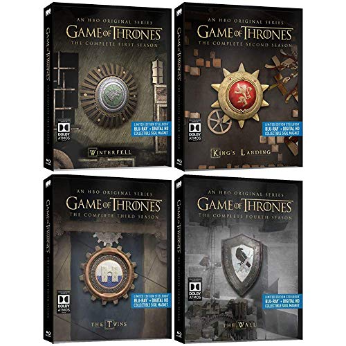 【中古】【未使用・未開封品】Game of Thrones: Seasons 1-4 Limited Edition Blu-Ray Steelbook Bundle with Collectible Sigil Magnets