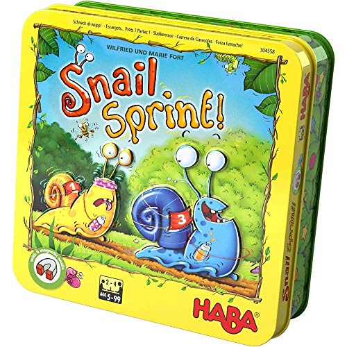 【中古】【未使用・未開封品】HABA カタツムリスプリント - クリープ クロール そして フィニッシュライン このシークレットアイデンティティロール & 移動ゲーム 5歳以上｜AJIMURA-SHOP