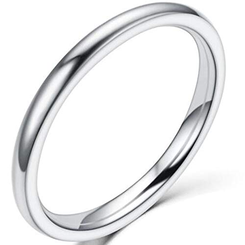 【中古】【未使用・未開封品】Jude Jewelers 1.5mm ステンレススチール クラシカル プレーン 重ね付け可能 結婚指輪, 金属, キュービックジルコニア