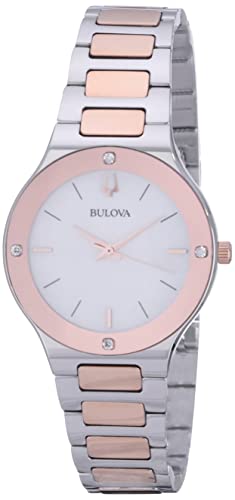 【中古】【未当て嵌める・未開封品】Bulova 98R274 Futuro レディースウォッチ しろがね色/サクラ色ゴールド 32粍 ステンレス鋼スチール写真 その他-靴