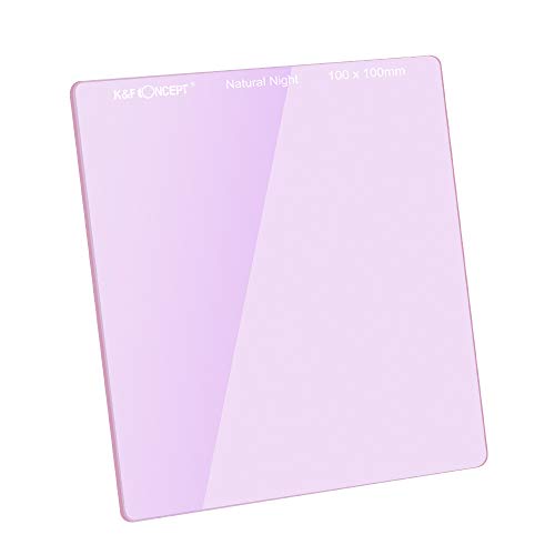 【中古】【未使用・未開封品】K&F Concept 100 x 100mm ナチュラルナイトフィルター 光害防止フィルター 夜間の写真 空/星 天体写真用 28マルチレイヤーコーティング