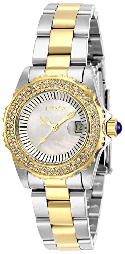 【中古】【未当て嵌める・未開封品】Invicta Women\u0027s Angel Steel Bracelet \u0026 Case Swiss Quartz White Dial Analog Watch 28443