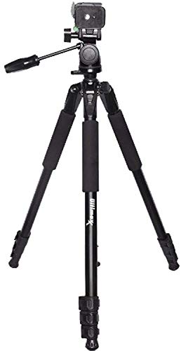 【中古】【未当て嵌める・未開封品】Ultimaxx 80in 4一部分軽さポータブルバブルレベル3ウェイパンヘッド チルトモーションプロフェッショナル三脚照明ランプ(黒いこと) 助けになる