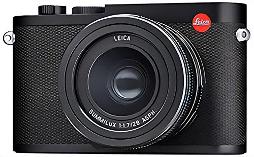 【中古】【未当て嵌める・未開封品】Leica(ライカ) ブラックアルマイトデジタルカメラ Q2 雨合羽 防塵 高速道路 パウダーコンパクト 19050