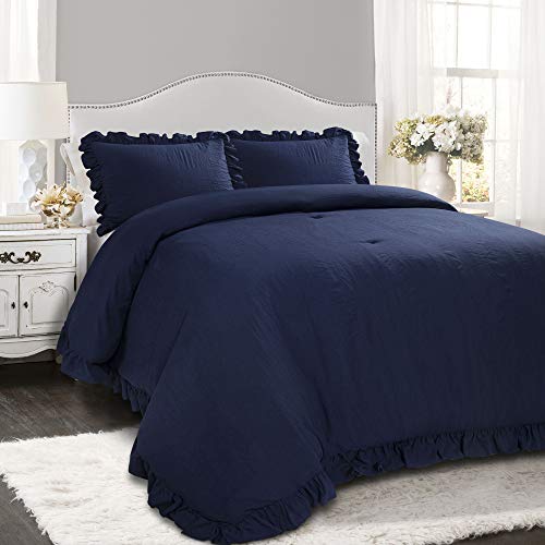 【中古】【未使用・未開封品】Reyna Comforter Navy 3Pc Set King｜AJIMURA-SHOP