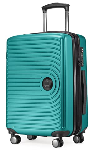 【中古】【未当て嵌める・未開封品】[Hauptstadtkoffer] ミッテ-手荷物、伸展付き添い人の固体性船室市街電車、TSA、4個の二重予防医学拷問台、55 珊、55 L、青緑色