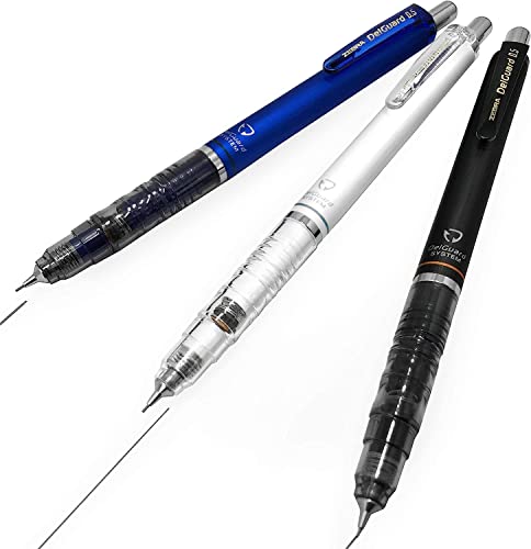 【中古】【未当て嵌める・未開封品】ゼブラ デル差し固める シャープペンシル - HB 0.5粍 - 各色1本 - 3本容器に並べる