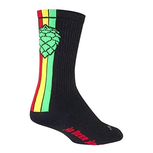 【中古】【未当て嵌める・未開封品】SockGuy Hoppyness パフォーマンスクルーソックス SM/MD 黒いこと