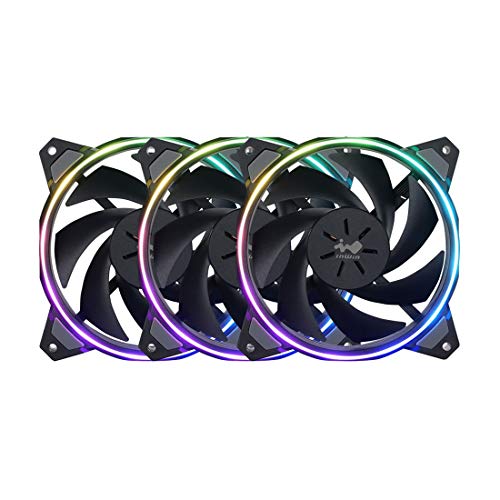 【中古】【未使用・未開封品】InWin Sirius Loop Addressable RGB Triple Fan Kit 120mm High Performance Cooling Computer Case Fan Cooling