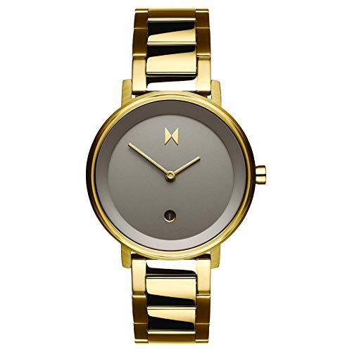【中古】【未当て嵌める・未開封品】Mvmt Women\u0027s Signature Ii MF02-G Gold Stainless-Steel Japanese Quartz Fashion Watch
