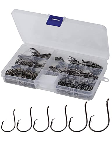 【中古】【未使用・未開封品】海水サークルフック ナマズ釣り 180個パック タコ釣りギア サイズ1/0 2/0 3/0 4/0 5/0 6/0