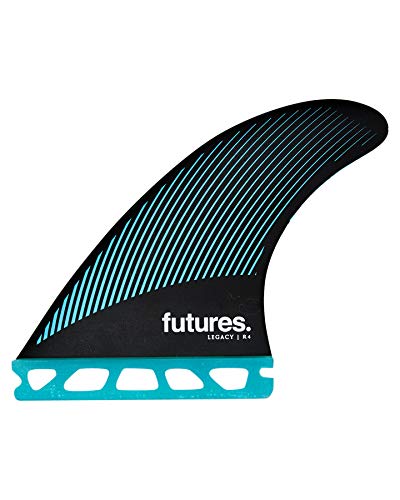 【中古】【未当て嵌める・未開封品】Futures R4 レガシースラスターフィンセット ティール/黒いこと