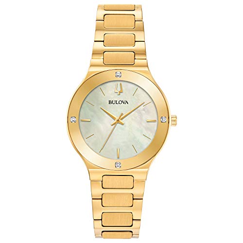 【中古】【未使用・未開封品】Bulova 97R102 ミレニアレディースウォッチ ゴールド 32mm ステンレススチール