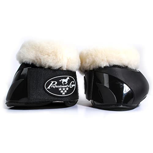 【中古】【未使用・未開封品】(Large, Black) - Professional's Choice Spartan II Bell Boot with Fleece