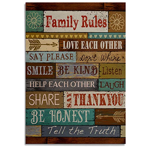 【中古】【未使用・未開封品】Renditions Gallery キャンバスアート 部屋の装飾用 Love each other 家族 インスピレーションを与える名言 ダイニングリビングルーム オフィス