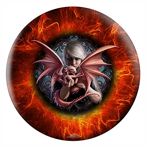 【中古】【未使用・未開封品】Anne Stokes ドラゴンズ/ドラゴンキン ボーリングボール (16ポンド)