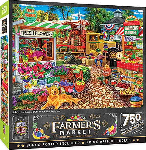 【中古】【未使用・未開封品】MasterPieces ジグソーパズル 750ピース 大人、家族、子供向け - 正方形販売 - 18インチx24インチ|AJIMURA-SHOP