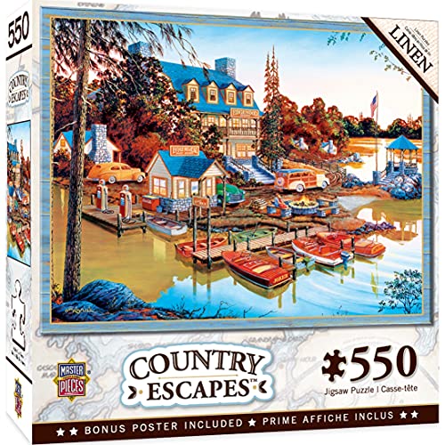 【中古】【未使用・未開封品】MasterPieces Country Escapes 550 パズルコレクション - 平和でイージー イブニング 550ピース ジグソーパズル|AJIMURA-SHOP